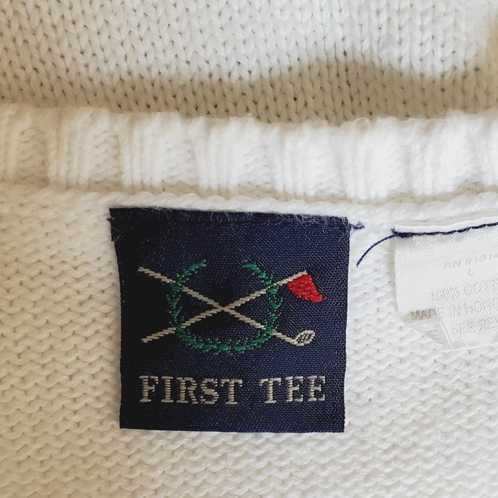 First Tee Women's Size Large V Neck Golf Sweater Vest - Picture 3 of 3